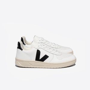 Veja V-10 Leather White Black Sneaker